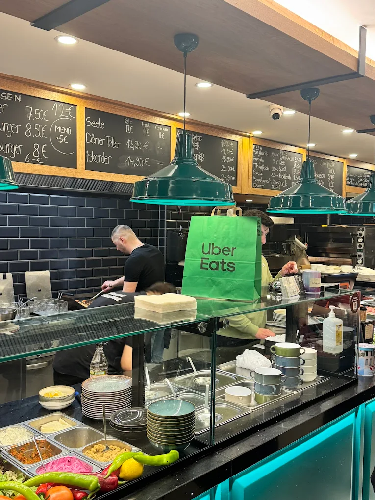 Kitchen staff preparing food